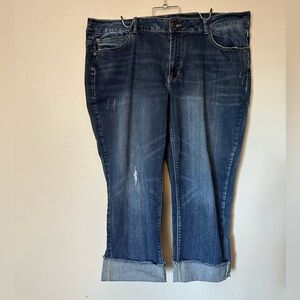Crop Denim Jeans with